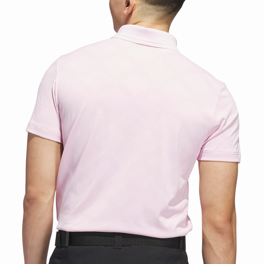 Fade Resistant Dye Stylish adidas Ultimate365 Tour Nylon Polo Shirt - Clear Pink