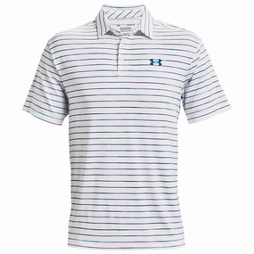 Office Casual Under Armour Playoff Polo Shirt 2.0 - White/Hendrix