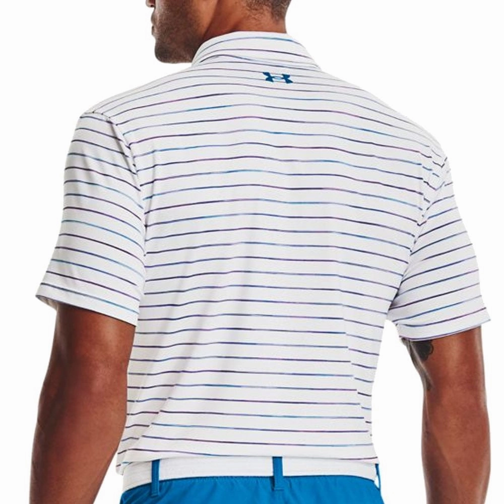 Holiday Outfit Sleek Layer Under Armour Playoff Polo Shirt 2.0 - White/Hendrix