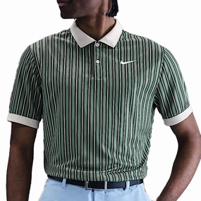 Nike Dri-Fit Victory  Polo Shirt - Clay Green/Lt Orewood Brn/White Modern Casual