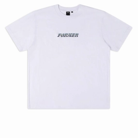 Smooth Neckline Former Foil T-Shirt - White