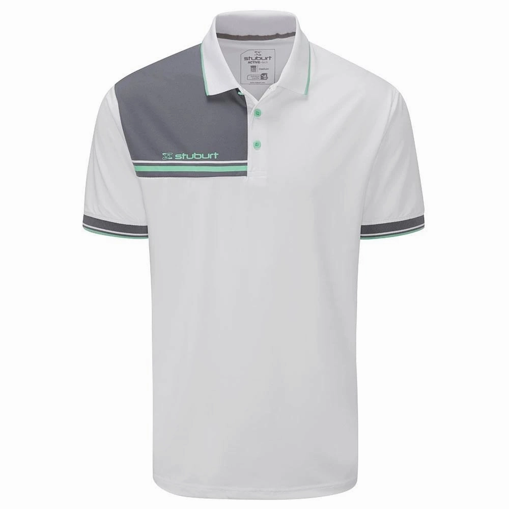Minimal Comfort Wear Feminine Appeal Stuburt Gilford Polo Shirt - Storm
