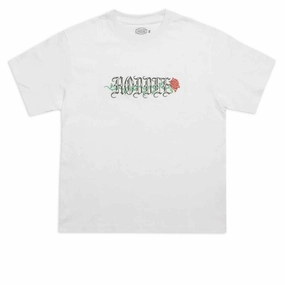 Hypoallergenic Textile mix and match Hoddle Rose T-Shirt - White