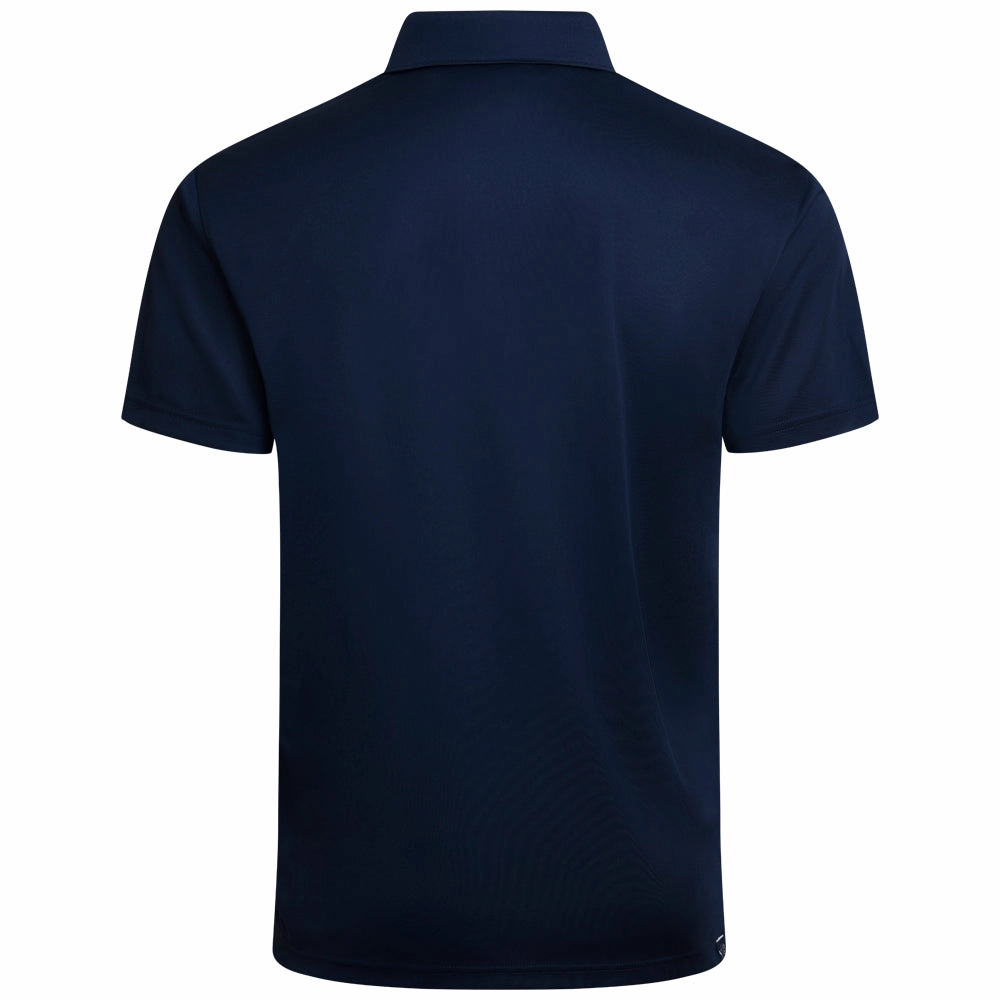 Anti Pilling Treatment Effortless Daywear Puma Pure Solid Polo Shirt - Deep Navy