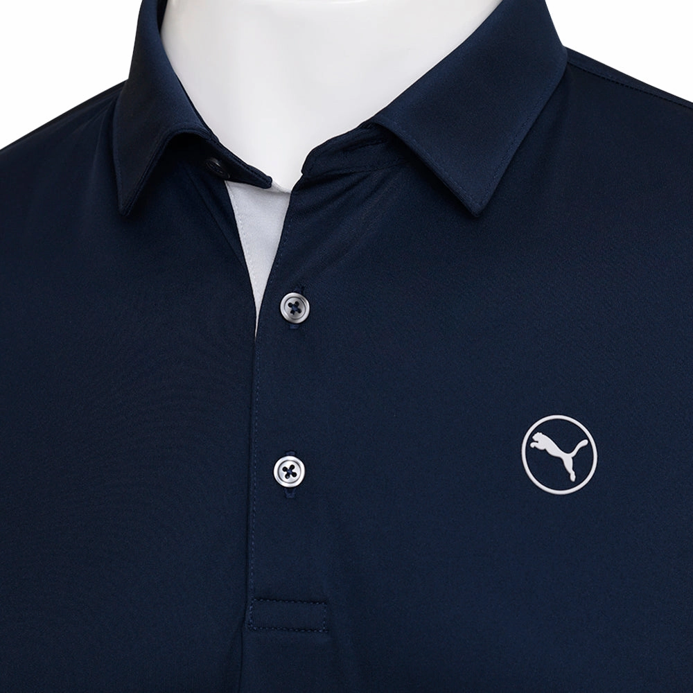 Feminine Appeal Stylish piece Puma Pure Solid Polo Shirt - Deep Navy