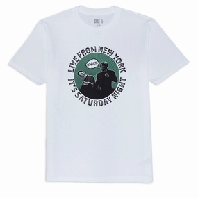 Quick Dry Technology Micro Perforated Fabric Volcom SNL50 Roxbury T-Shirt - White