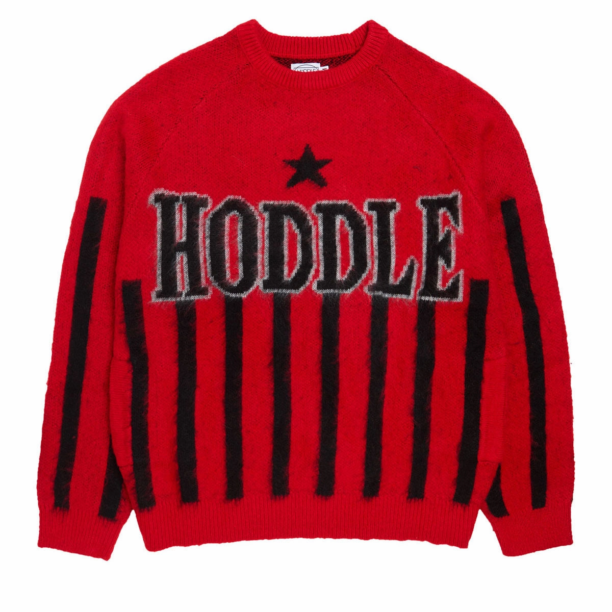 Hoddle Star Above Mohair Sweater - Red Cozy and Soft Cozy Warm Layer