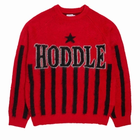 Hoddle Star Above Mohair Sweater - Red Cozy and Soft Cozy Warm Layer
