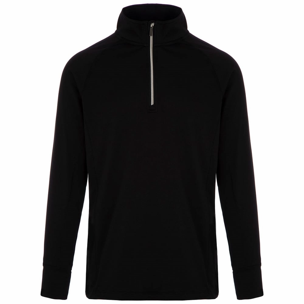 Trendy Top ProQuip Pro Tech 1/2 Zip Pullover - Black
