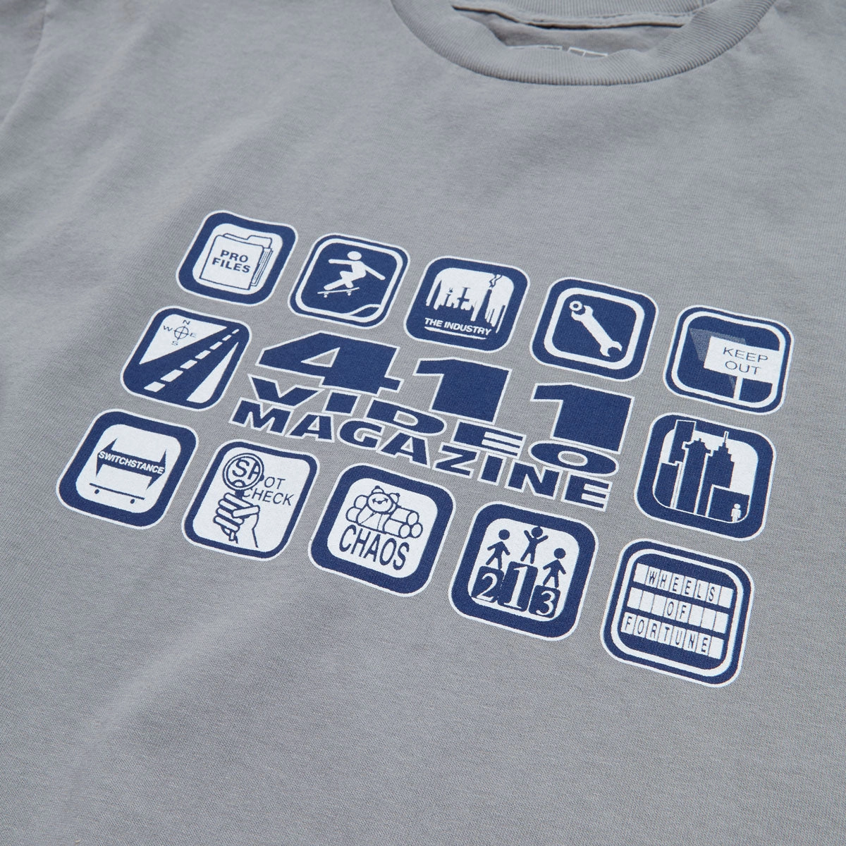Round neck simplicity Breathable Wearable 411 Icons T-Shirt - Athletic Heather
