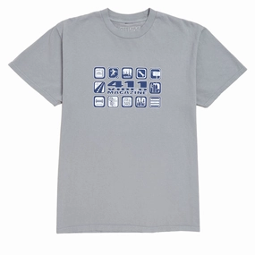 Minimalistic Wear 411 Icons T-Shirt - Athletic Heather