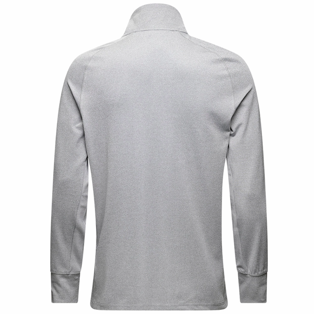 Casual Chic Mizuno Melange 1/4 Zip Pullover - Charcoal
