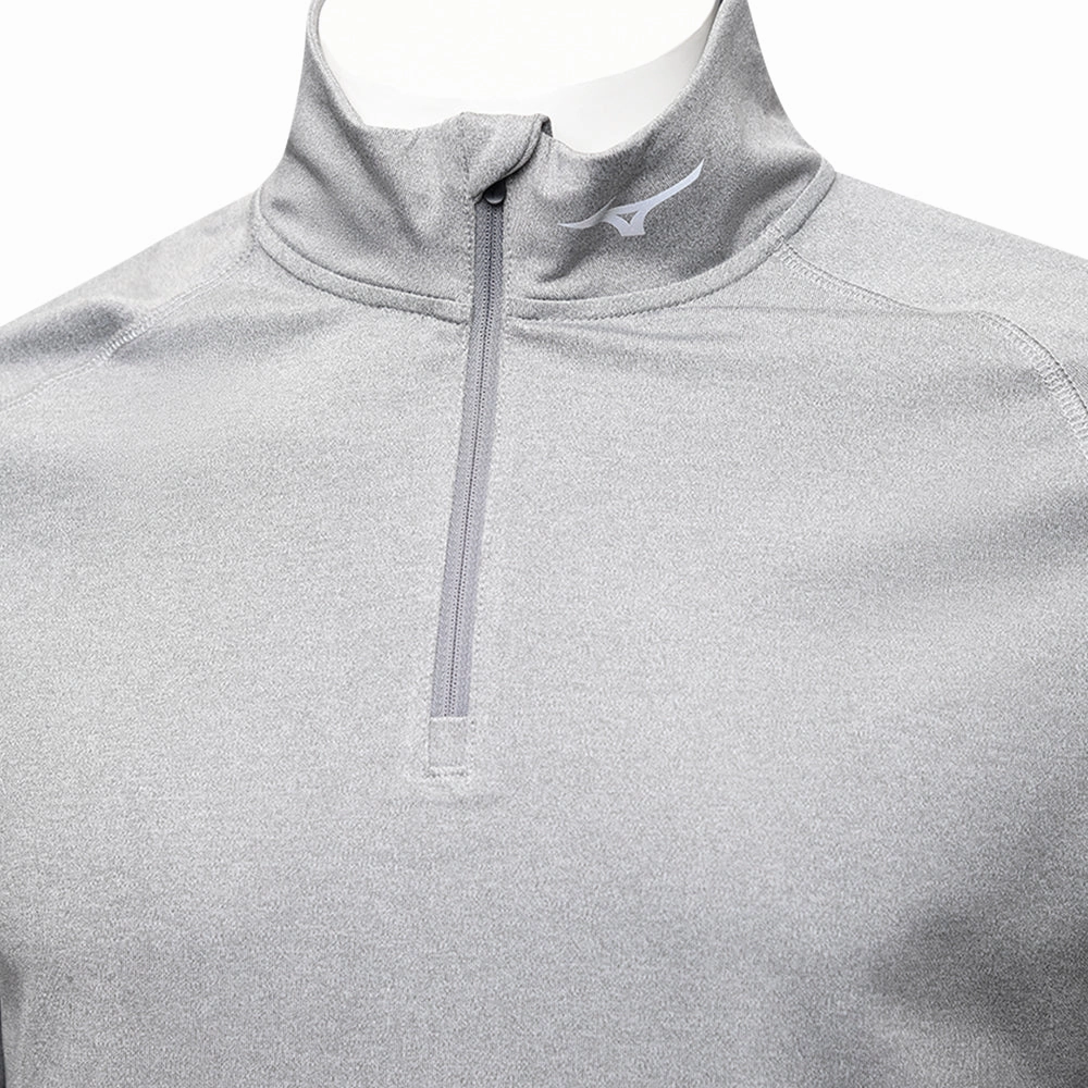 Mizuno Melange 1/4 Zip Pullover - Charcoal product ombre gradient product bright vibrancy