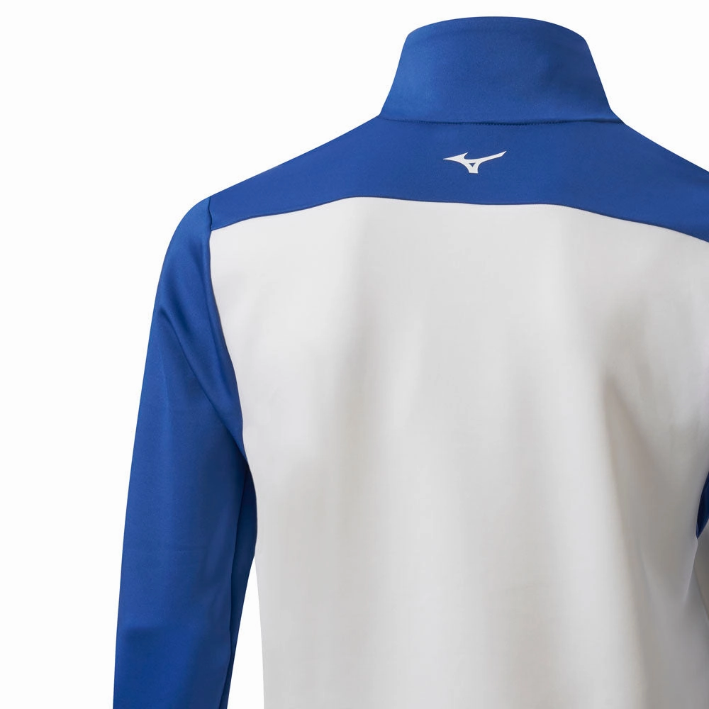 Mizuno Trace 1/4 Zip Pullover - White Brunch Style
