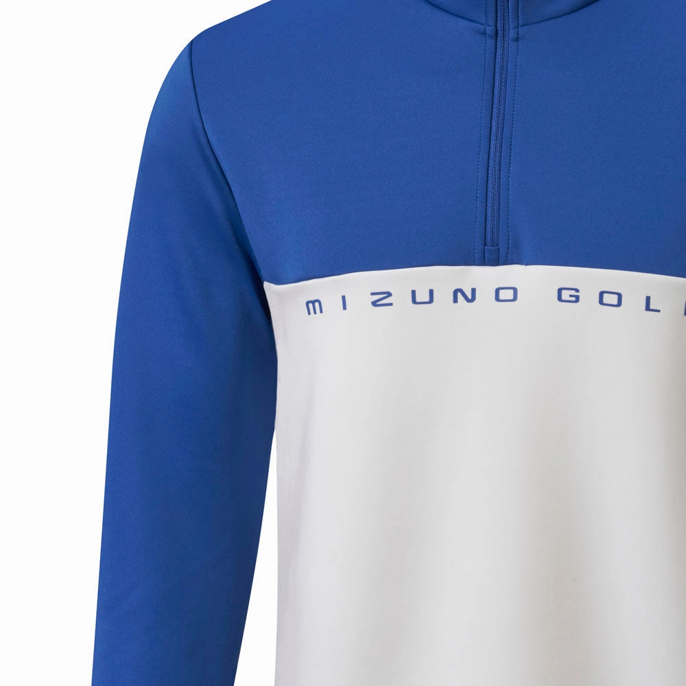 Mizuno Trace 1/4 Zip Pullover - White Printed