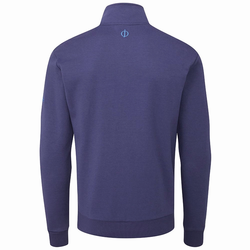 Hooded Corduroy Oscar Jacobson Hawkes Tour Pullover - Navy