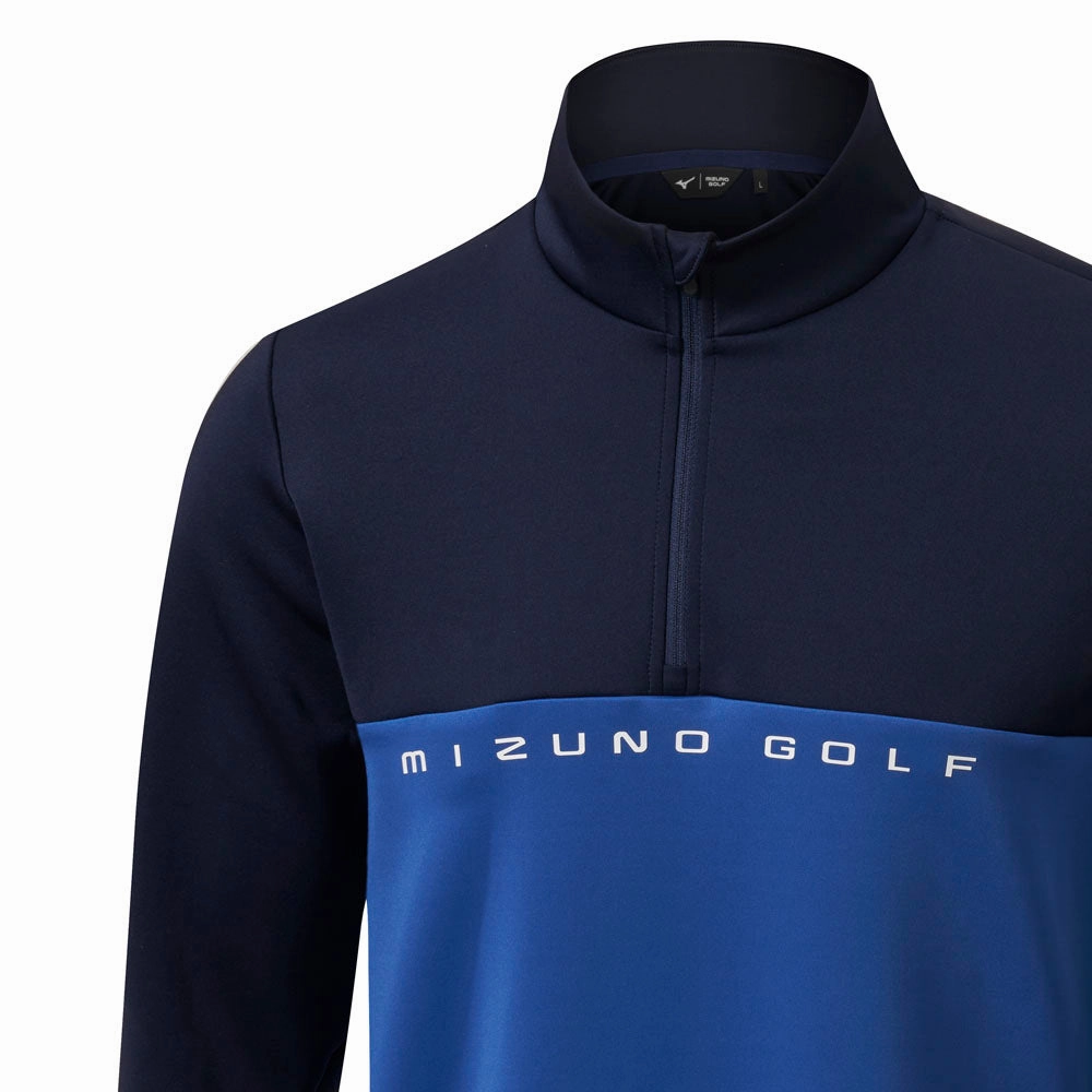 Mizuno Trace 1/4 Zip Pullover - Blue appropriate for weekdays