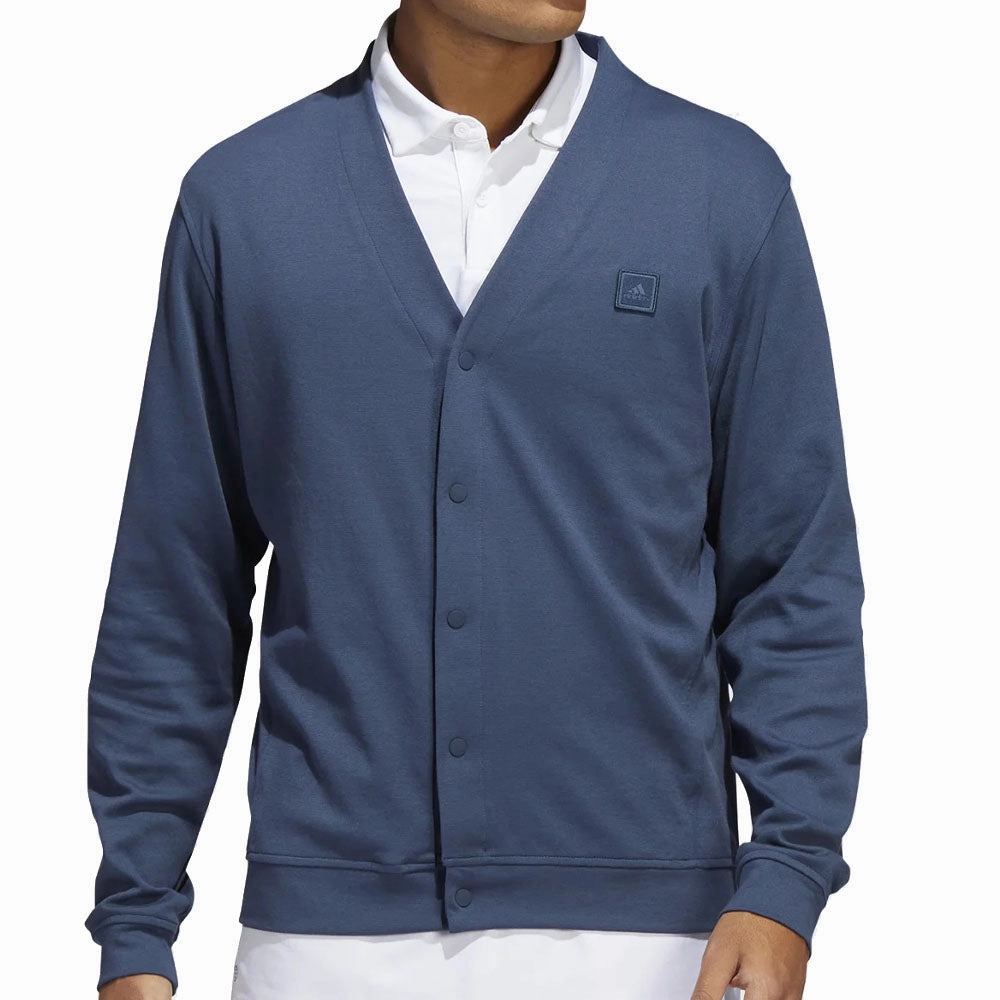 Adjustable Timeless Comfort adidas Go-To Cardigan - Crew Navy