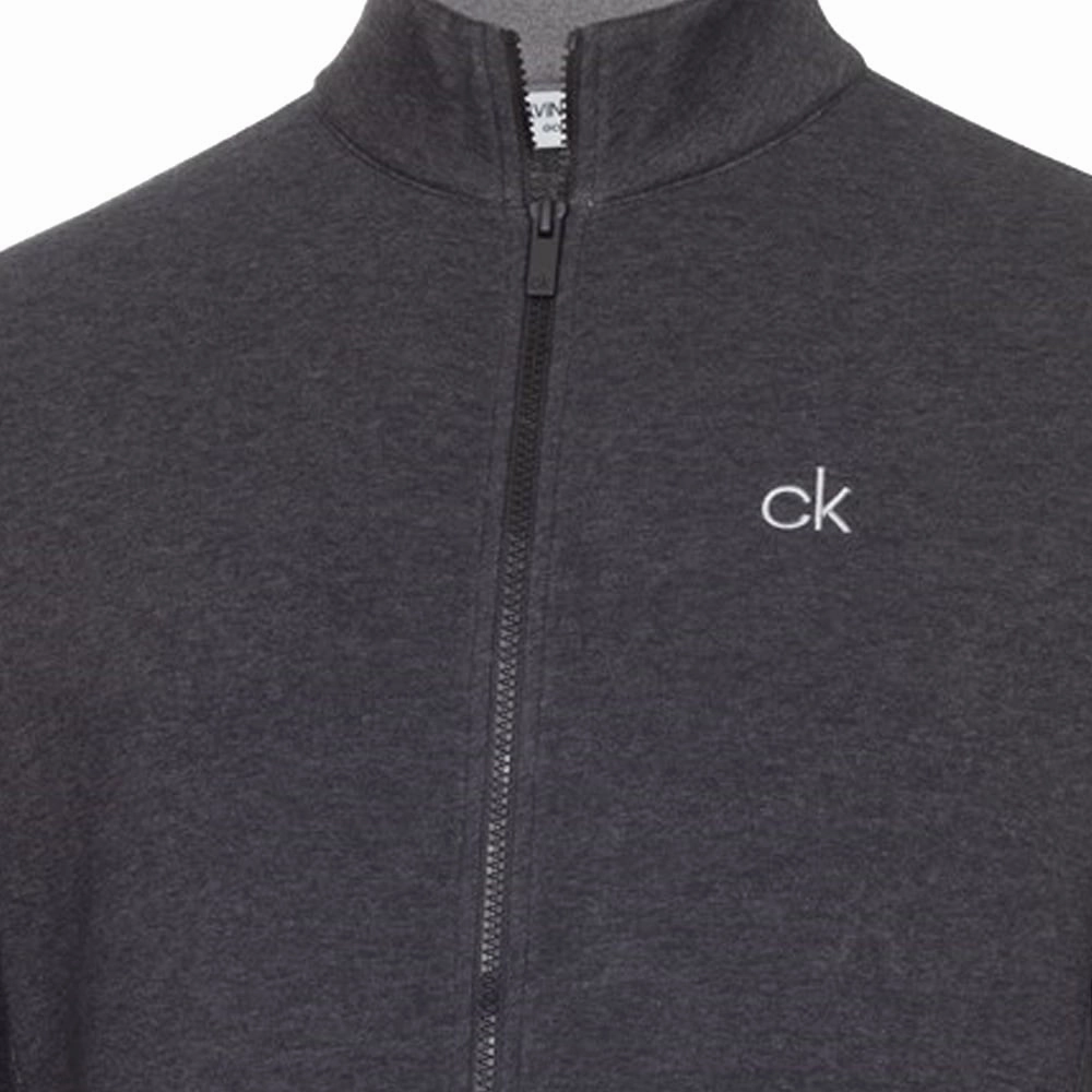 product after sales service Calvin Klein Columbia Full Zip Sweater - Charcoal Marl