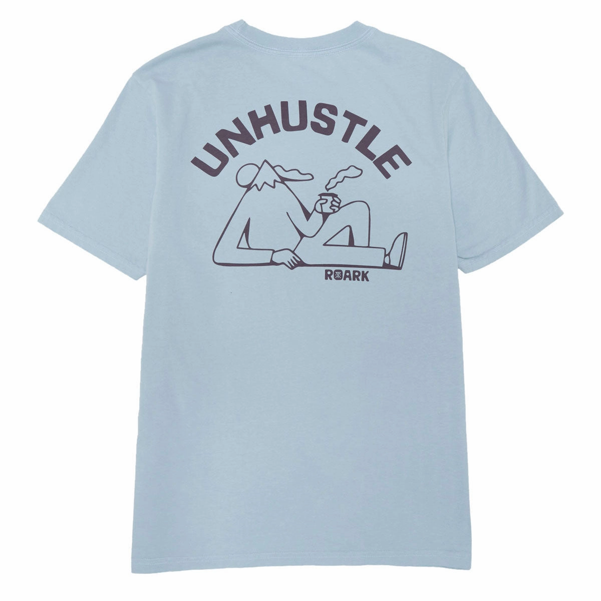 Roark Unhustle T-Shirt - Dusty Blue II Long Sleeve