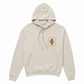 RVCA Jacobs Va Hoodie - Ceramic Soft Sense Compact Knit Collar
