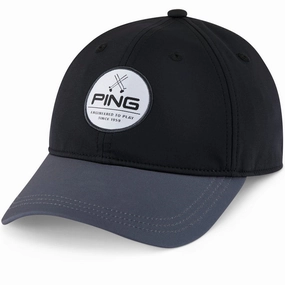 Ping Engineered To Play Cap - Black/Asphalt Cool Wear Weekend Essential
