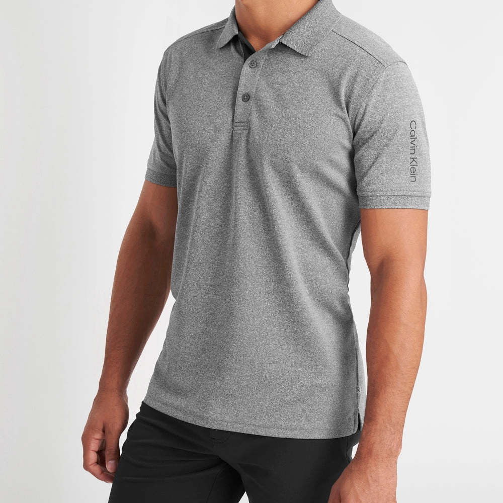 BiodegradableMaterial Easy-to-Style Top Calvin Klein Club Polo Shirt - Greymarl