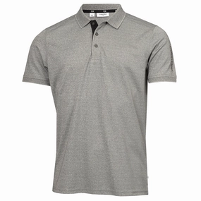 Calvin Klein Club Polo Shirt - Greymarl UV Protection Fabric Quick Fit