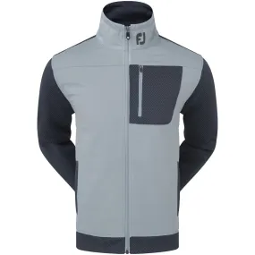 FootJoy ThermoSeries Hybrid Jacket - Charcoal/Grey Sleek Layer Look NonChafing Seam Placement