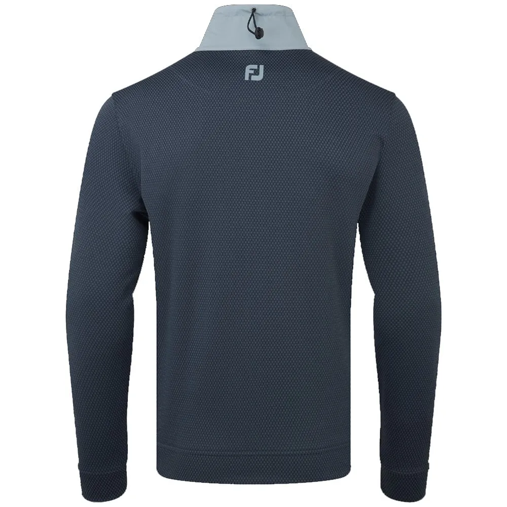 FootJoy ThermoSeries Hybrid Jacket - Charcoal/Grey Smooth Flat Collar Eco Conscious Dye Process
