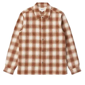 Contemporary Fashion Rhythm Bison Long Sleeve Shirt - Tobacco