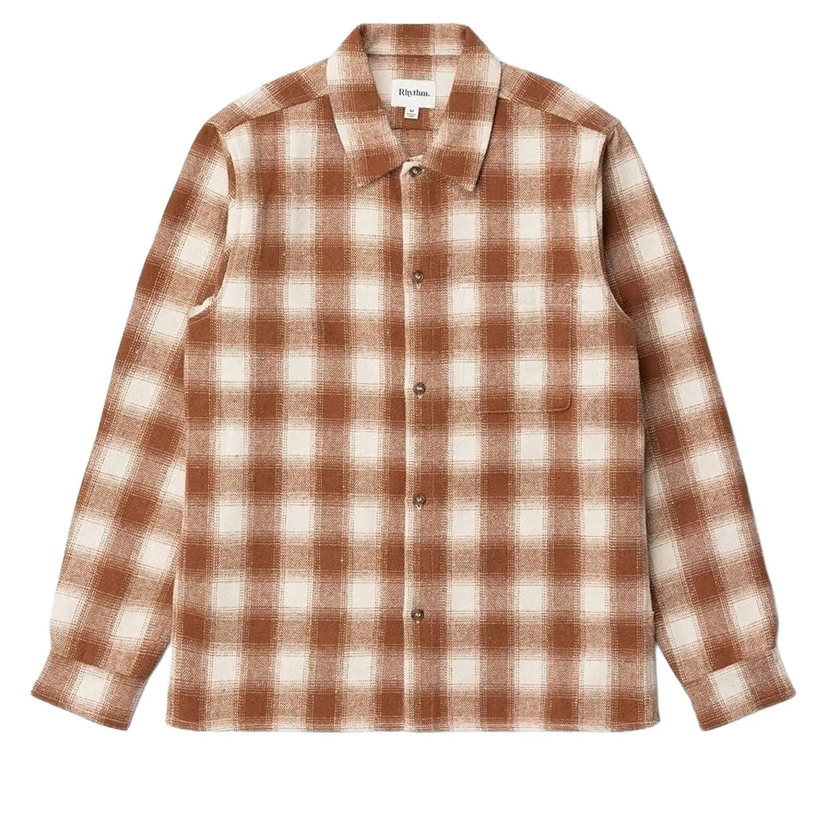 Contemporary Fashion Rhythm Bison Long Sleeve Shirt - Tobacco