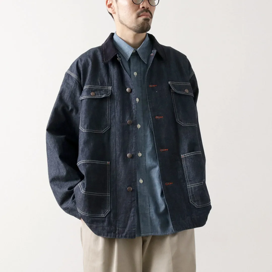 Adjustable Hood Feature PAYDAY / 50's model corduroy collar coverall