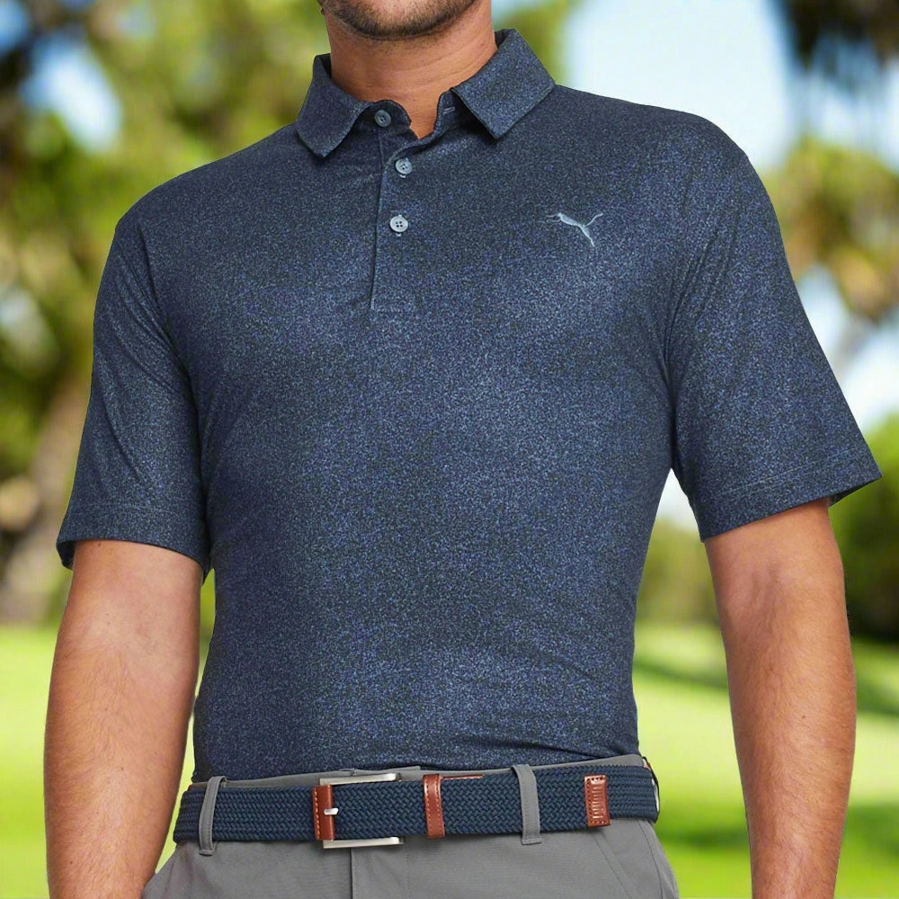 Puma Cloudspun Primary Polo Shirt - Evening Sky Casual Touch Timeless Comfort Wear