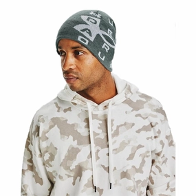 Clean Lines Billboard Under Armour Billboard Reversible Beanie - Lichen Blue/Halo Grey/Black