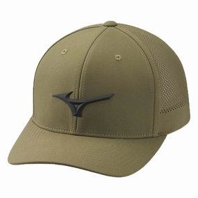 Mizuno Tour Vented Adjustable Cap - Dark Olive Fashion Casual