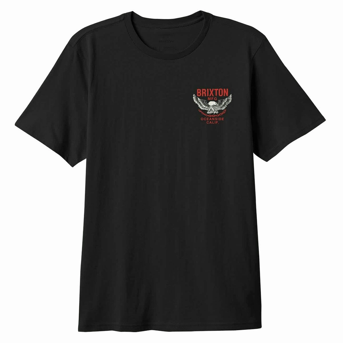 Lightweight Design Brixton Waller T-Shirt - Black Worn Wash