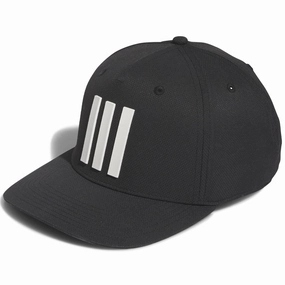 adidas Tour 3 Stripe Cap 2.0 - Black/White Country Chic Easy Outfit