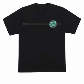 Santa Cruz Other Dot T-Shirt - Black/Brown/Teal Anti Odor Treatment Smooth Look