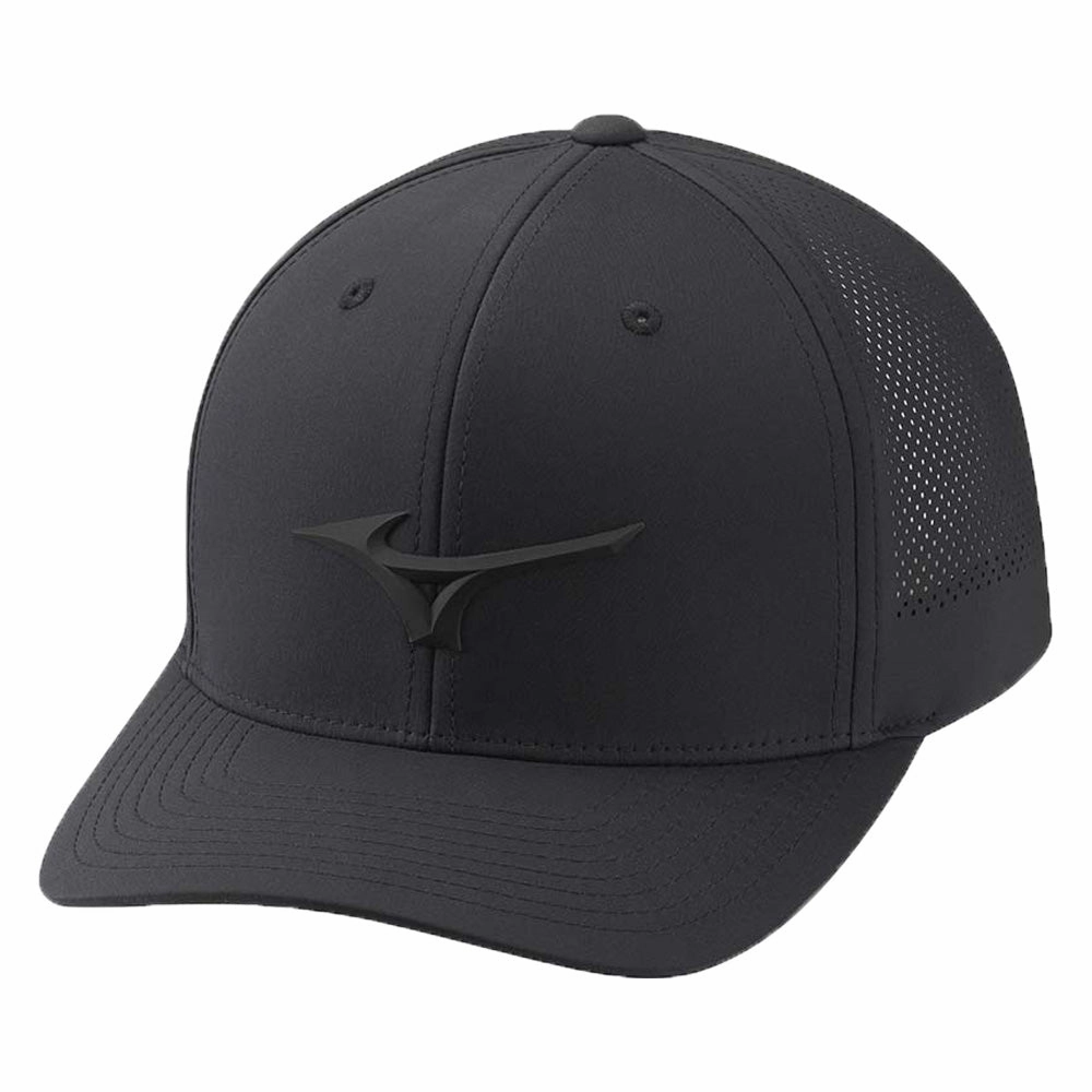 Mizuno Tour Vented Adjustable Cap - Black Chill Factor
