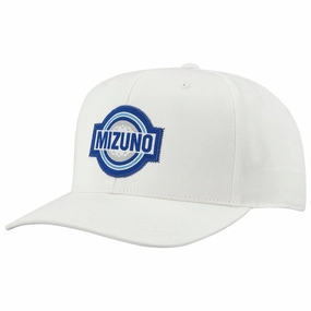 Mizuno Patch Snapback Cap - White All Match All Season