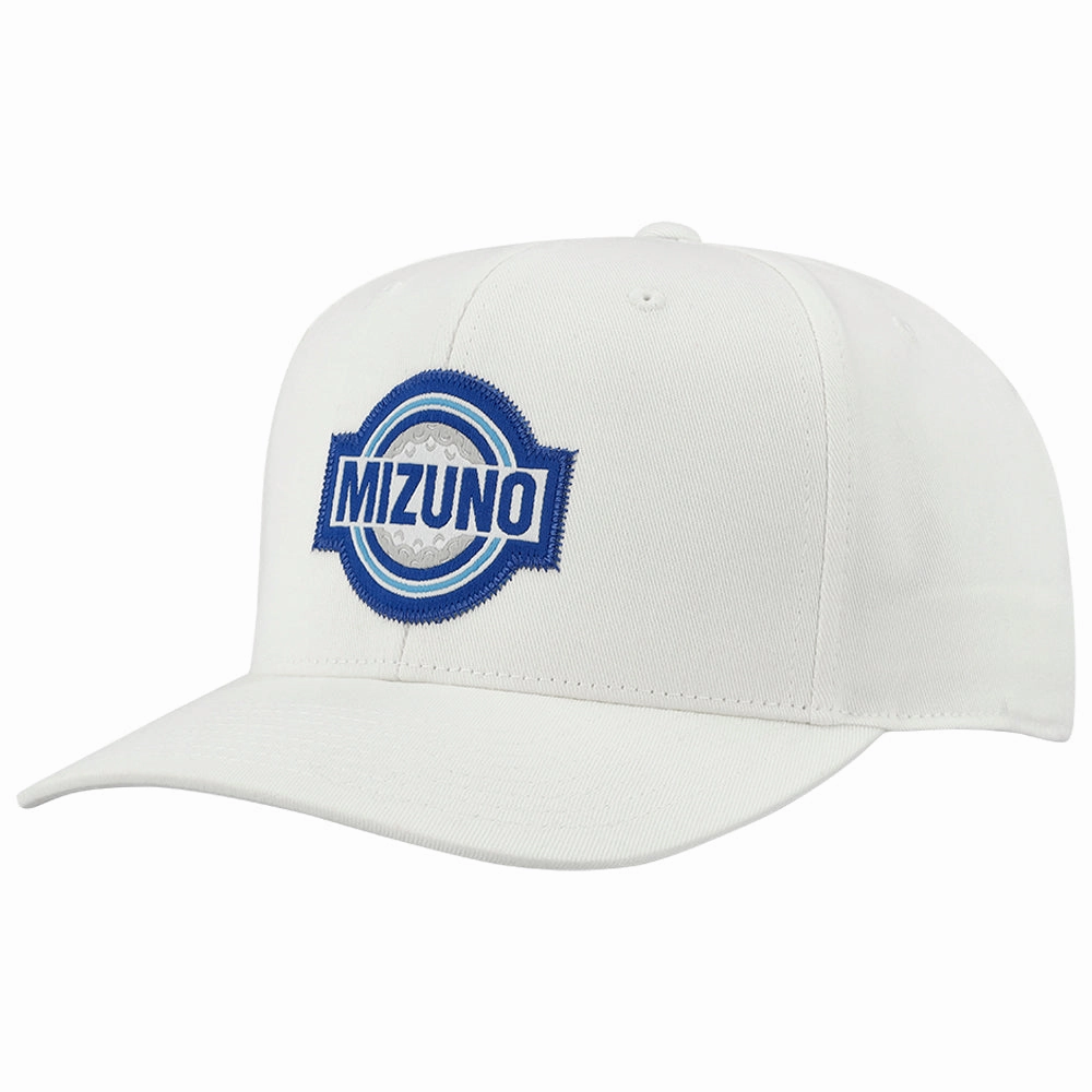 Mizuno Patch Snapback Cap - White All Match All Season