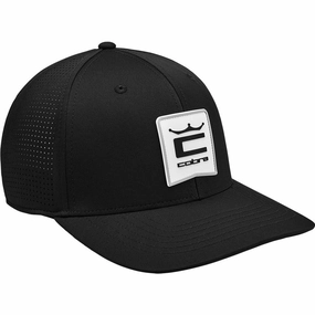 Workday Accessory Fashion Piece Cobra Crown C Patch Cap - Black/White