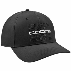 Cobra Repeat Cap - Puma Black/White Glow Flexible Touch Quick Outfit