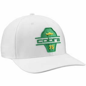 Cobra Split Tour Cap - White Glow/Archive Green Go Outdoors Weekend Outfit