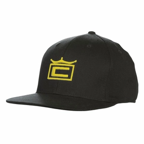 On-the-Go Wear Creative Look Cobra Tour Crown 110 Snapback Cap - Black/Yellow