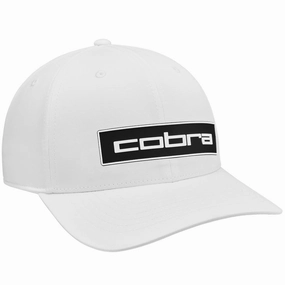 Cobra Tour Tech Cap - White/Black Outdoor Travel
