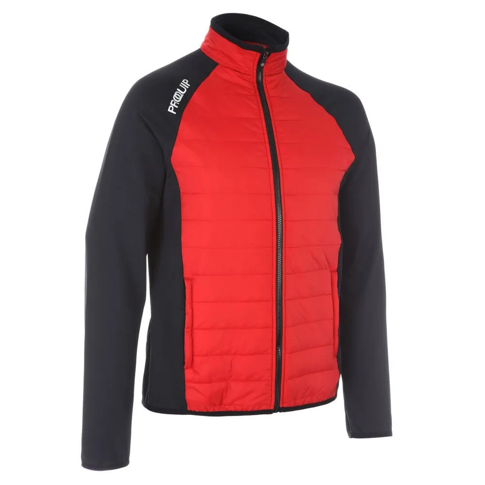 ProQuip Therma Tour Quilted Golf Jacket - Red HypoallergenicMaterial