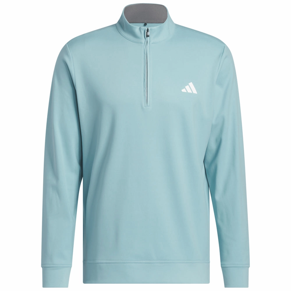 adidas Ultimate365 Classic 1/4 Zip Pullover - Mint Ton product snowboarding suitability Street Look