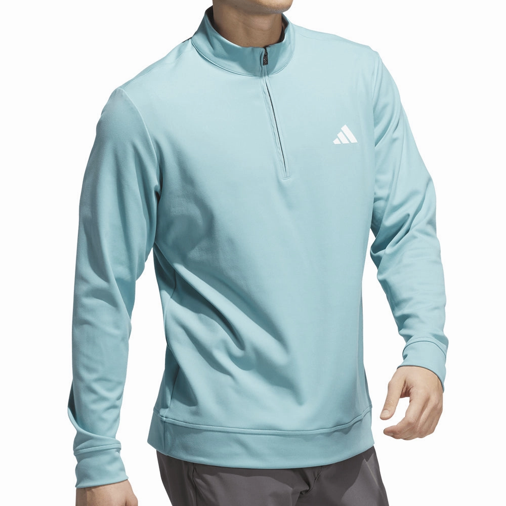 Basic Wear adidas Ultimate365 Classic 1/4 Zip Pullover - Mint Ton